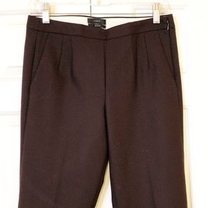 J. Crew Martie brown wool blend pants. NWOT. SZ 4